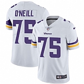 Nike Men & Women & Youth Vikings 75 Brian O'Neill White NFL Vapor Untouchable Limited Jersey,baseball caps,new era cap wholesale,wholesale hats